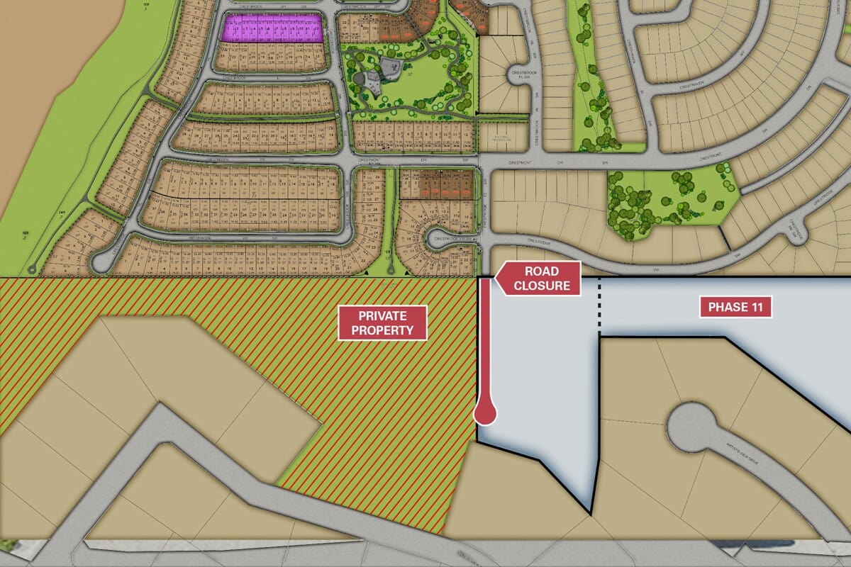 Crestmont Spring Construction